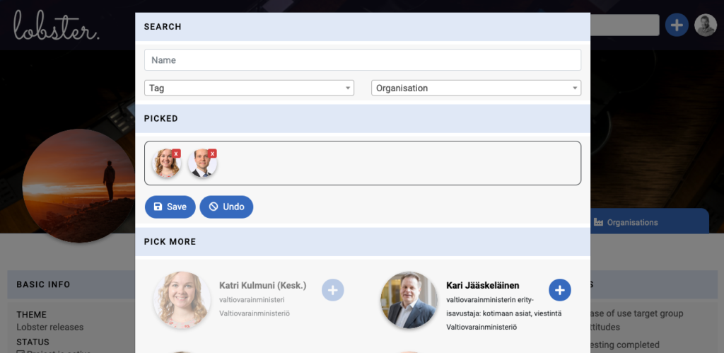 Vaikuttajavalitsin useiden vaikuttajien lisäämiseen kerralla