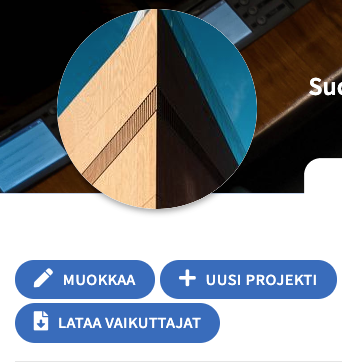 Uuden projektin lisääminen Lobsterissa