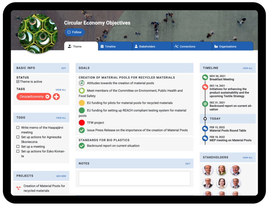 Adding attachments and background information to a theme in Lobster.